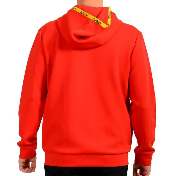 Scuderia Ferrari Unisex Double Face Hood Full Zip Sweater Jacket US 2XL IT 56